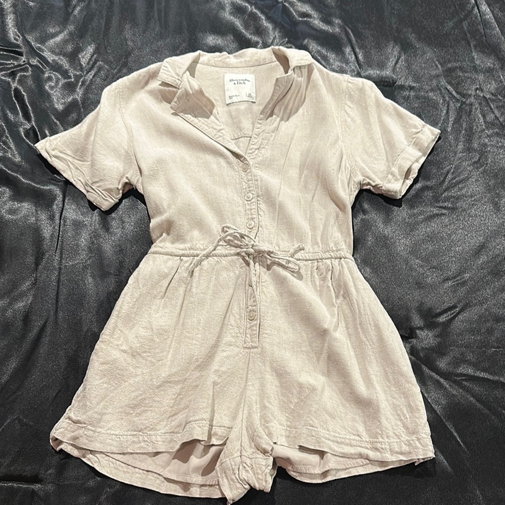 Cream Romper